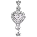 Princess Silver Heart Watch
